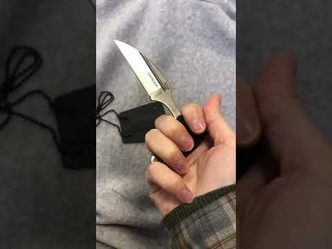 Нож тычковый (VN Pro) Danger (AUS8, Рукоять чёрная G10)