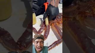 insane, injecting butter into kingcrabs legs, amazing #alaskankingcrab #cookingcrab #seafood Profile