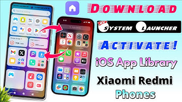 ENABLE NOW! iOS Style (App Library)Folders in Search Panel in Xiaomi Phones With New System Launcher