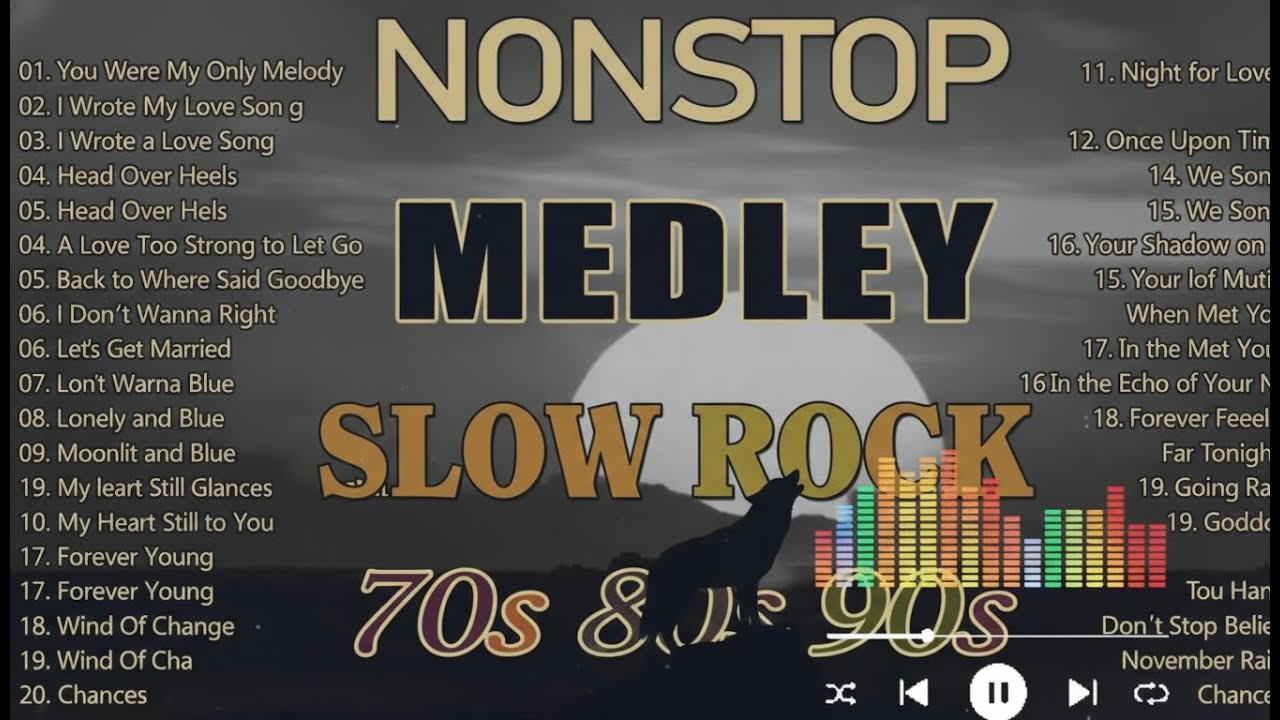 Slow Rock Love Songs Nonstop 🎷 Best Soft Rock Ballads 70s 80s 90s | Pinoy Medley