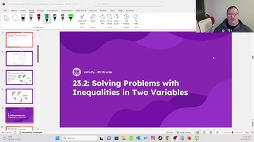 Unit 2 Lesson 23 Solving Problems with Inequalities in Two Variables
