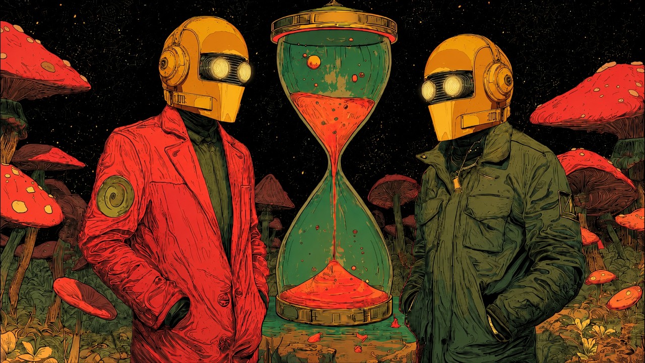 Cover Daft Punk Inspired Time Between Worlds🍄🤖 | Chillout, Soft Funk Playlist