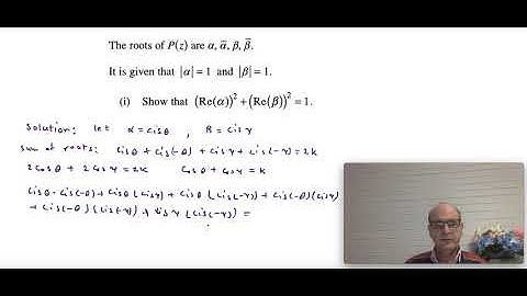 The Solution to HSC NSW 2019 Extension two Question 16 part b i