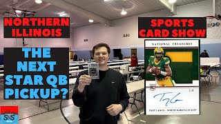 TRADING INTO A FUTURE STAR QB? Northern Illinois Sports Card Show Vlog | Ep 18