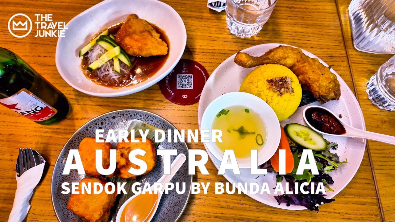 INDONESIAN RESTAURANT IN AUSTRALIA | EARLY DINNER AT SENDOK GARPU BY BUNDA ALICIA | BRISBANE VLOG