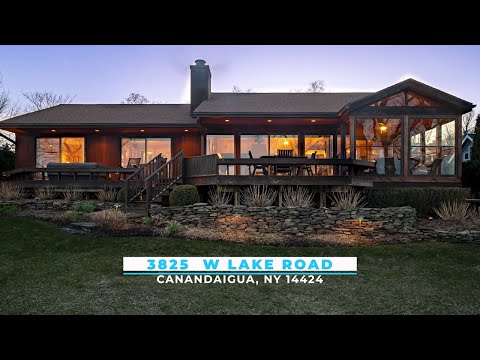 3825 West Lake Road, Canandaigua, NY home video tour