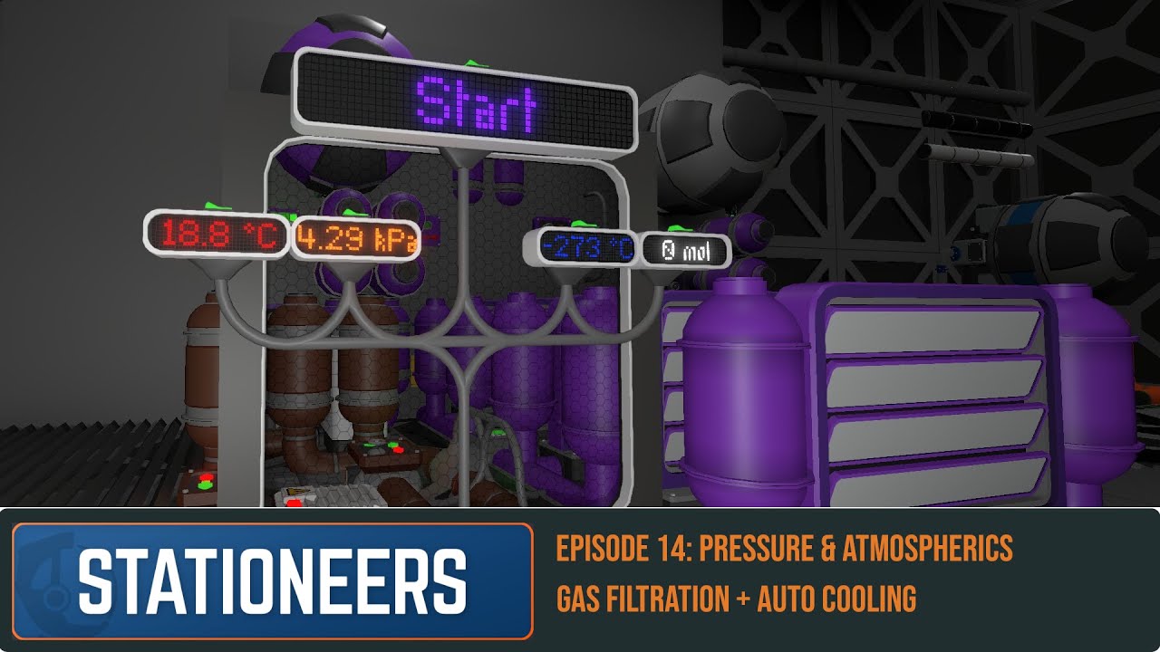 Atmospherics & Gas-Filtration System Setup | Stationeers Brutal Episode 14