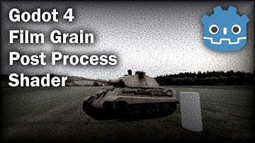 Film Grain Post Process Shader - Godot 4 Tutorial