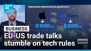 EU says loosening tech rules 'not up for negotiation' in trade talks with US • FRANCE 24 English