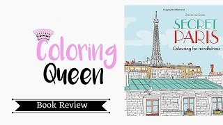 Secret Paris -Colouring for Mindfulness