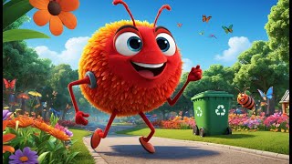 Five Little Bugs in the Bin | Fun Counting and Bug Song for Kids | Nursery Rhymes & Kids Songs
