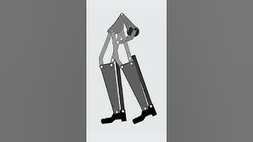 Walking Human Robot Mechanism #Shorts #walkinghumanrobotmechanism