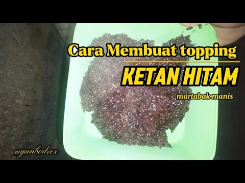 Cara Membuat Martabak Manis Ketan Hitam