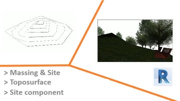 How to create Massing & Site | Toposurface, Site Component and many more