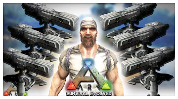 ARK 100 Days but Enemy Turrets are Everywhere! - The Island - ARK: Survival Evolved