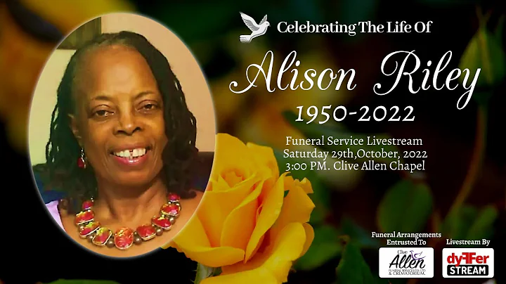 Alison Riley Funeral Livestream.