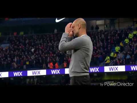 Raheem Sterling Infront of Goal Misses and Pep's Reaction .Manchester City FC