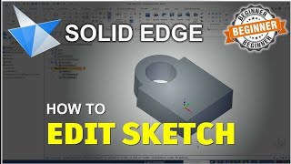 Solid Edge complete Beginners course 2024-V2 Solid Edge Tutorials for Beginners#solidedge2024