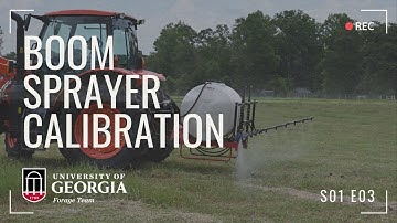 Boom Sprayer Calibration