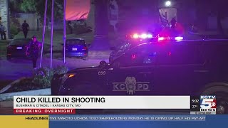 Kansas City police seek gunman after sleeping boy shot in face, killed