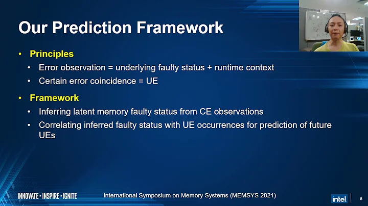 MEMSYS '21: Predicting Uncorrectable Memory Errors from the Correctable Error History