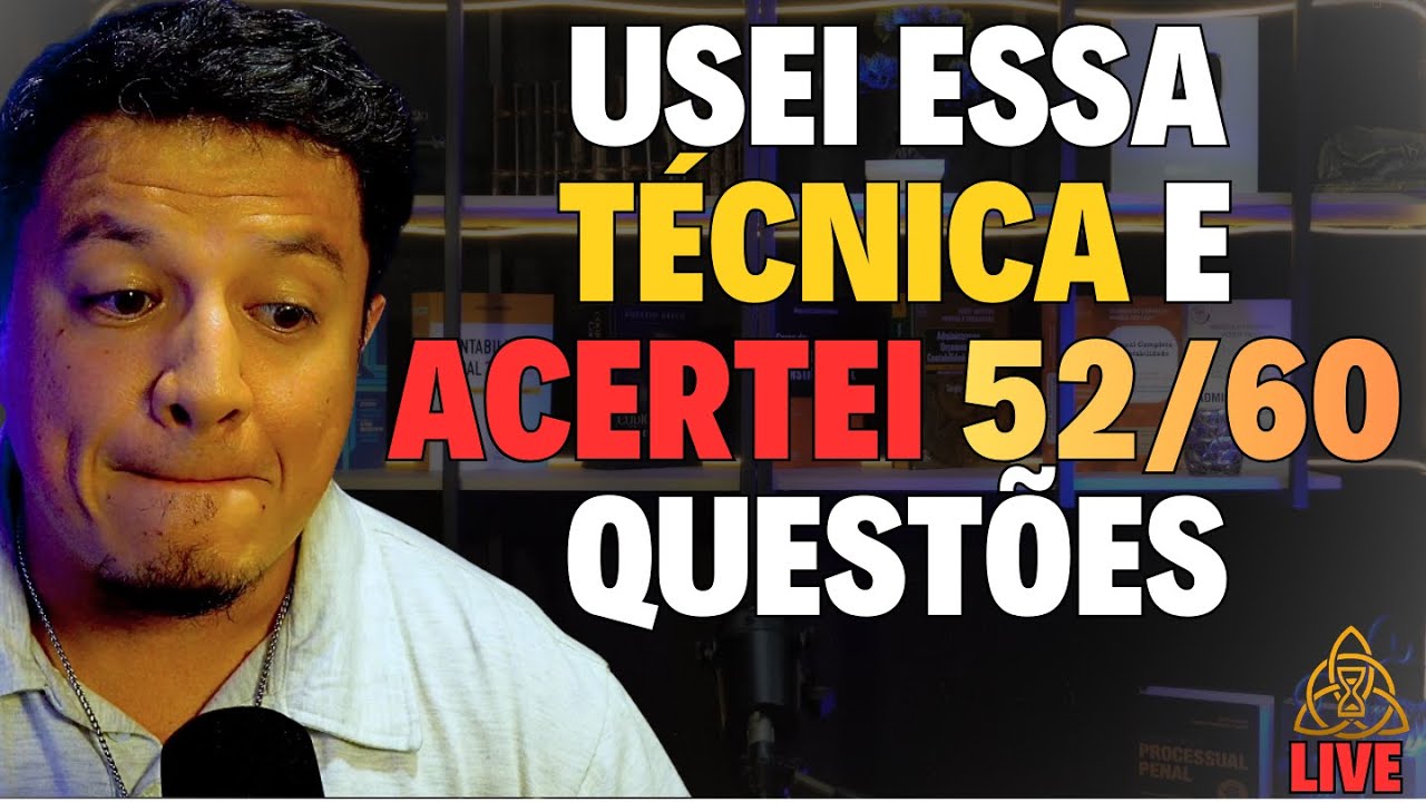 Acertei 86,6% da prova com essa técnica de estudo para concurso público