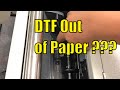 #1 FIX - DTF Printer Out of Paper / DTG Feeding Error Light On - PET Film L1800