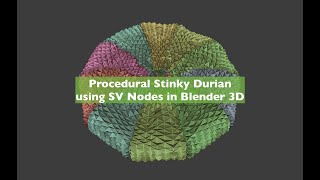 LIVENODING X Procedural Stinky Durian Using SV Nodes screenshot 4