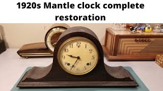 complete vintage mantel clock restoration (long version)