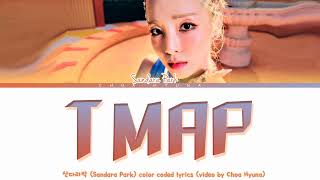 [REQUESTED] 산다라박 (Sandara Park) 'T MAP' (Prod. by 헤이즈) Color-Coded Lyrics HAN/ROM/ENG