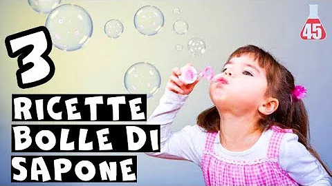 Che sapone si usa per fare le bolle?
