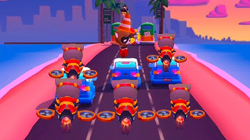 Talking tom hero dash gameplay Android iOS gaming