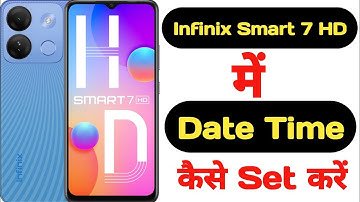 How to set date and time in Infinix Smart 7 HD || Infinix Smart 7 HD me date aur time kaise set kare