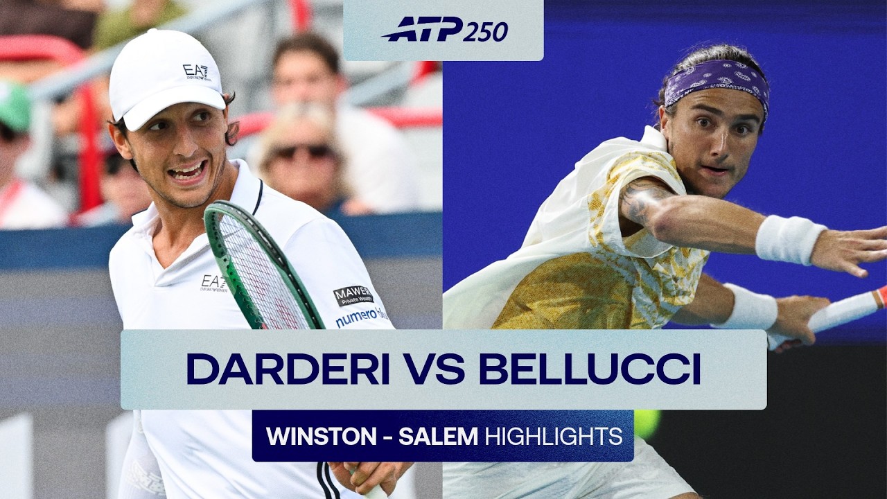 Mattia Bellucci vs Luciano Darderi Highlights | Winston- Salem Round 2