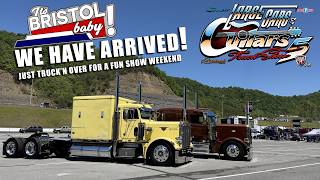 We Barely Missed the Rain! Driving Custom Peterbilts to Large Cars & Guitars show!