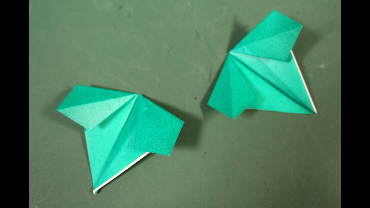 Origami Leaf Morning Glory 折り紙 あさがおの葉っぱ Youtube