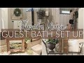 *BRAND NEW HOUSE* GUEST BATHROOM SET UP | How I decorate using Tradition/Tuscan Decor