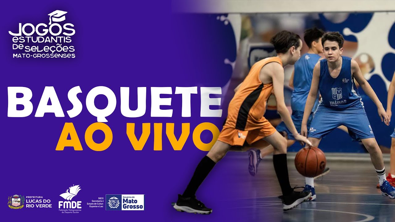 Jogos Estudantis Mato-grossense 2025 - BASQUETE | DIA 2 Vespertino - Ginásio Pimpão