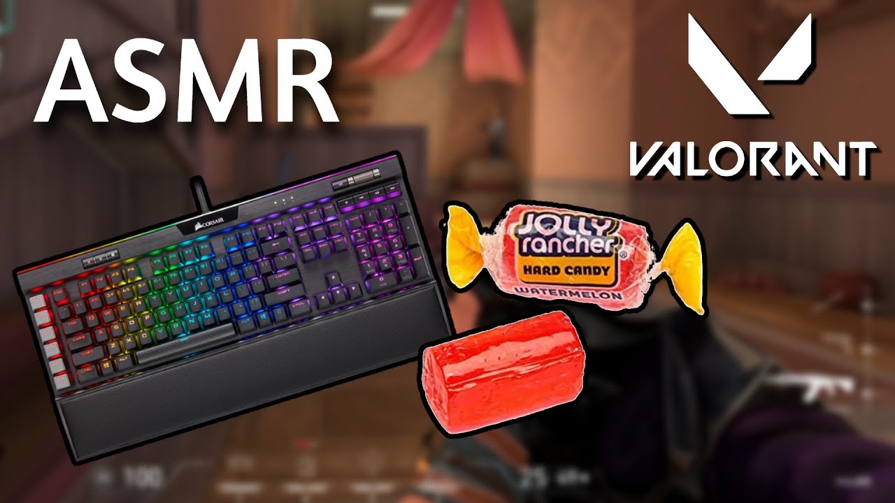 ASMR Gaming | VALORANT HARD CANDY | Jolly Ranchers + No Talking 😴