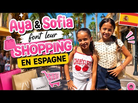 Aya & Sofia go shopping in Spain 🇪🇸☀️