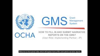 Implementing Partners: How to fill in and submit a narrative report screenshot 5