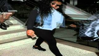 Nicki Minaj Is Seen At Lax