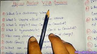 Top 30 VIVA Questions for PHYSICS PRACTICAL || Inter Senior Practicals || #2024