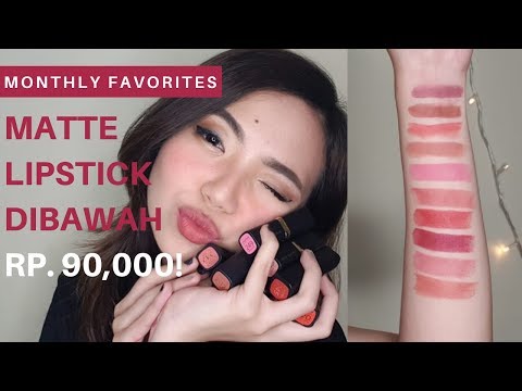 TERBARU!! LOREAL PARIS LIQUID LIPSTICK MATTE ROUGE SIGNATURE MAKE UP [REVIEW + LIPSWATCHES]. 