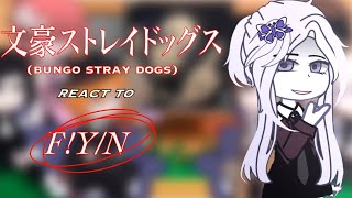 BSD react to F!Y/N as Shinobu Kocho||Bsd|| ||Gacha|| |By: Otari||