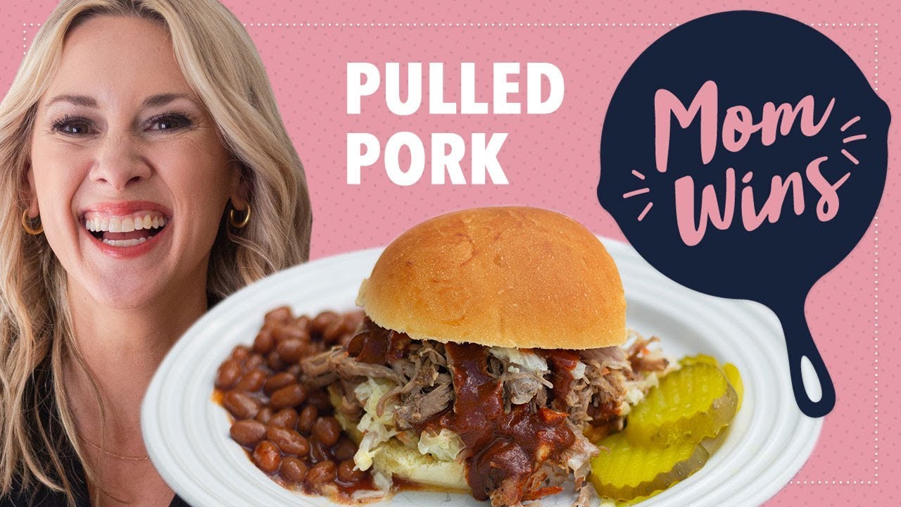 How to Make Slow-Cooker Pulled Pork with Bev Weidner | Mom Wins | Food Network