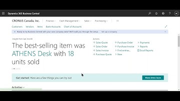 Find Documentation Feature Business Central