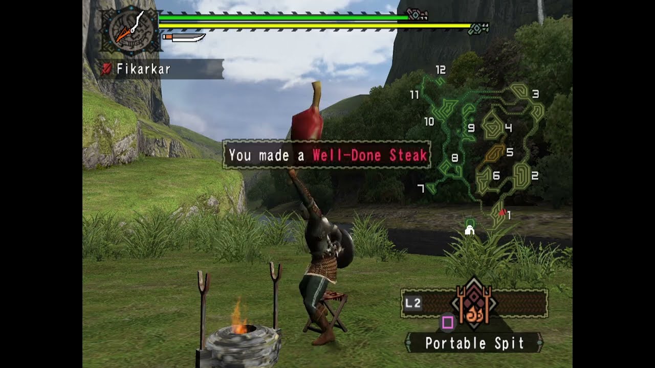 Monster Hunter - BBQ Spit Animation