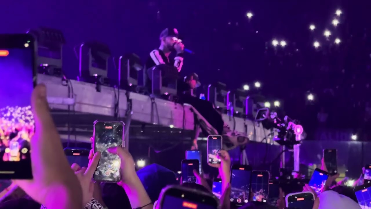 ANUEL EN CHILE  4K PARTE 5 - ESTADIO SANTA LAURA