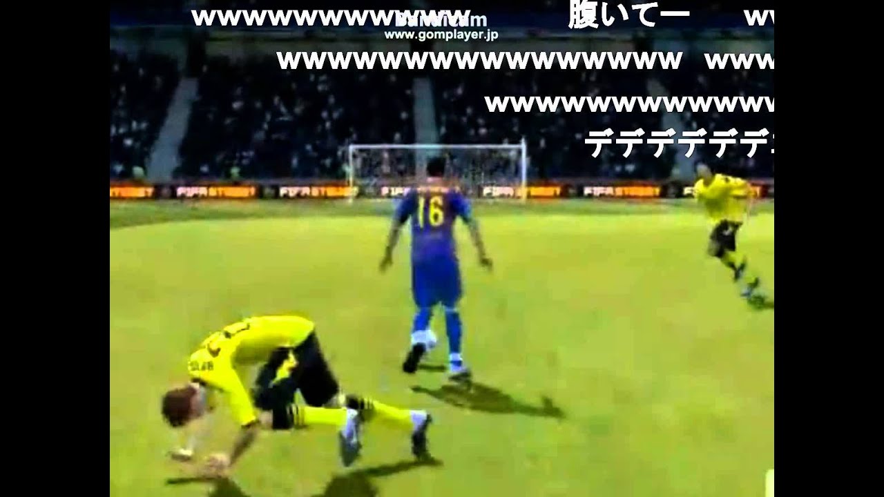 腹筋崩壊するサッカーゲームのバグ集 高画質 Youtube